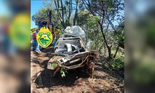 Acidente fatal na PR-436 deixa motorista morto