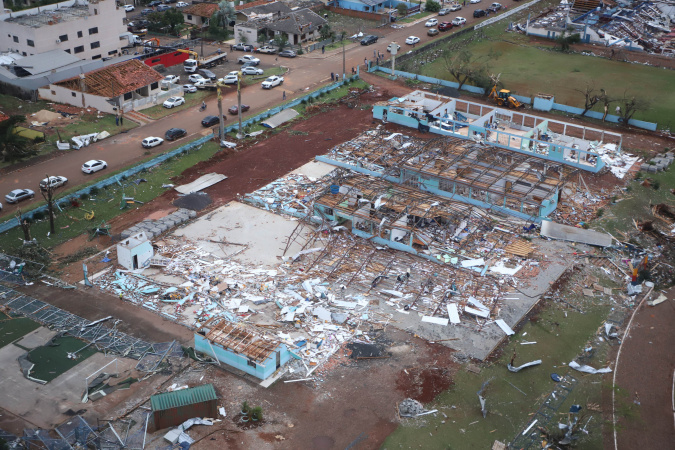 Paraná registra 750 atendimentos a vítimas de tornado