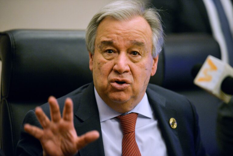 Meta climática de 1,5°C não será alcançada, diz chefe da ONU