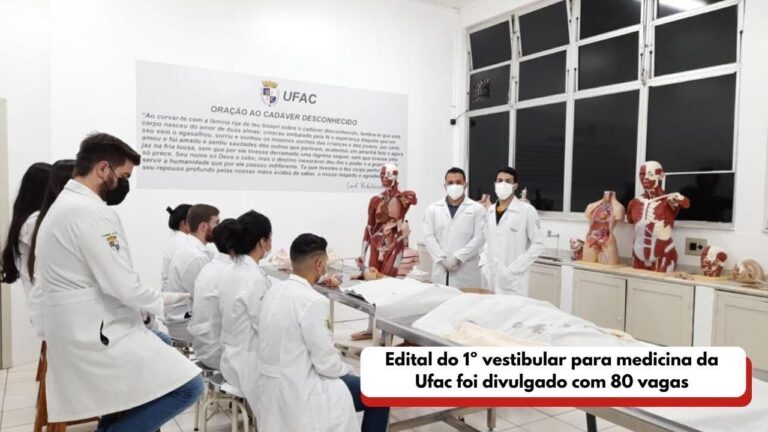 Vestibular de medicina da Ufac abre inscrições para 2026