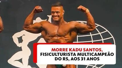 Morte de fisiculturista Kadu Santos aos 31 anos