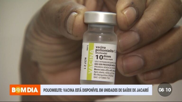Vacinação contra pólio: 33 cidades do Vale não atingem meta