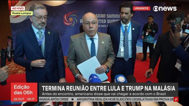 Lula destaca reunião positiva com Trump sobre tarifas e sanções