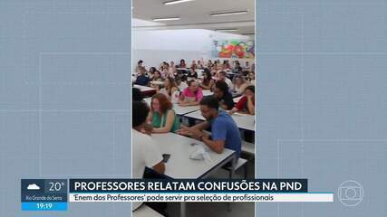 Problemas na aplicação do Enem dos professores