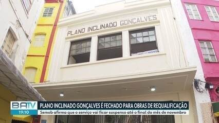 Obras no Plano Inclinado Gonçalves vão até novembro