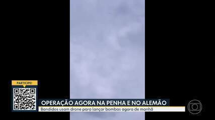 Criminosos usam drones para atacar policiais no Complexo da Penha