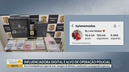 Influenciadora digital é alvo de operação policial na Bahia