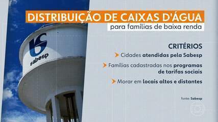 Crise hídrica: Sabesp vai instalar caixas d'água gratuitas