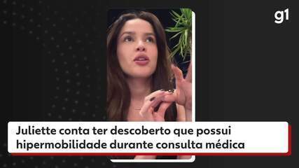 Juliette revela diagnóstico de hipermobilidade após consulta