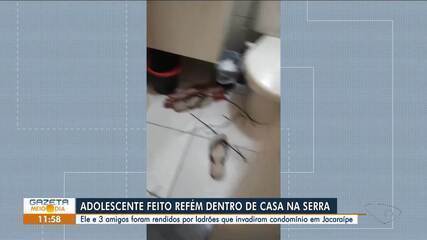 Assalto em condomínio na Serra deixa adolescentes e criança reféns