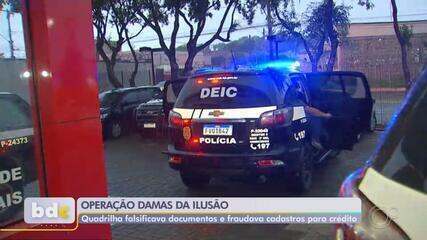 Mandados de busca são cumpridos contra grupo de falsificação