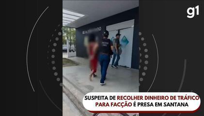 Mulher presa por recolher dinheiro do tráfico em Santana