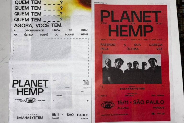 Planet Hemp promove última turnê com seda na Folha