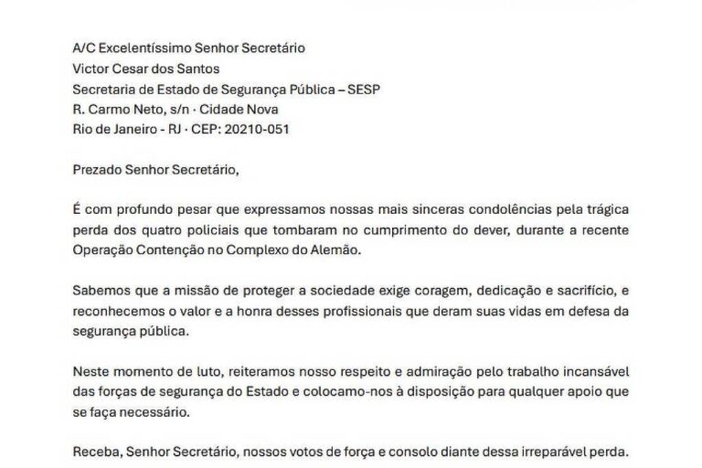 Governo Trump lamenta mortes de policiais em operação no Rio