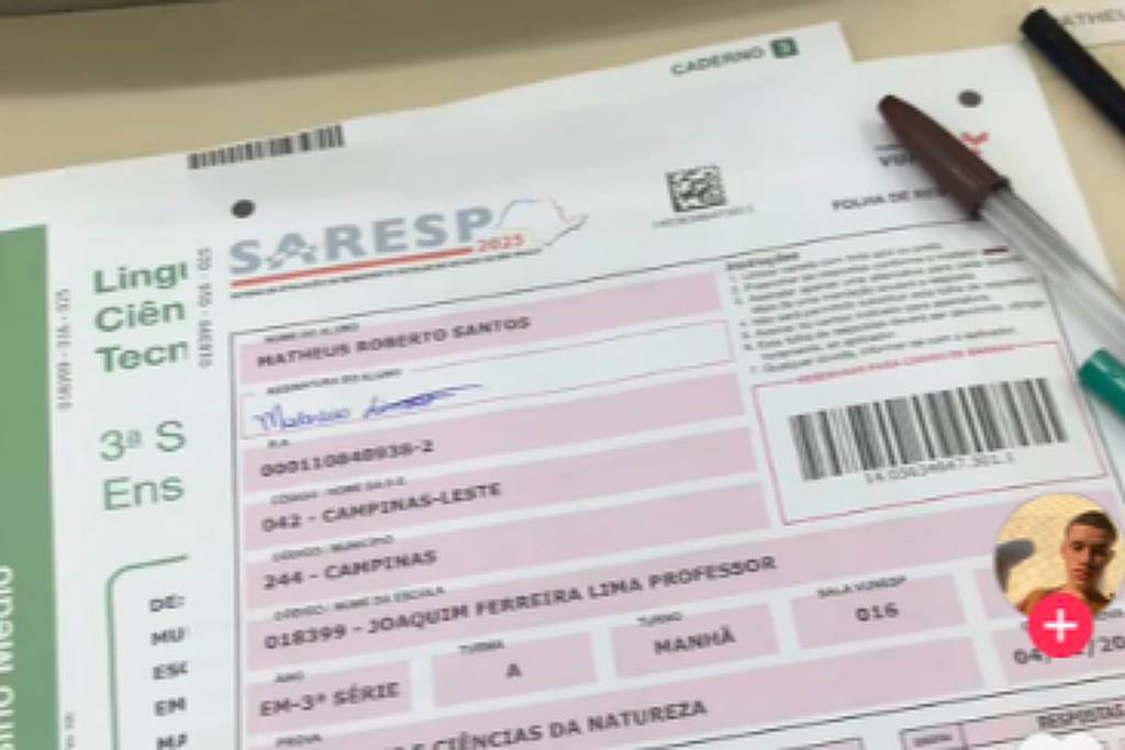 Imagens do Provão Paulista vazam novamente nas redes sociais