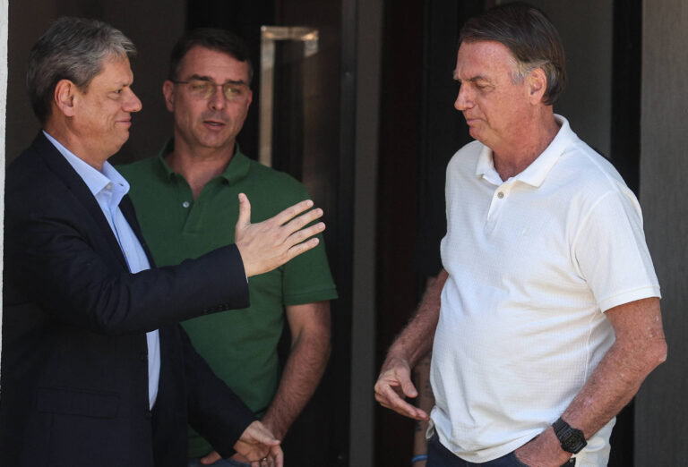 Tarcísio reafirma gratidão a Bolsonaro e destaca união entre os Poderes