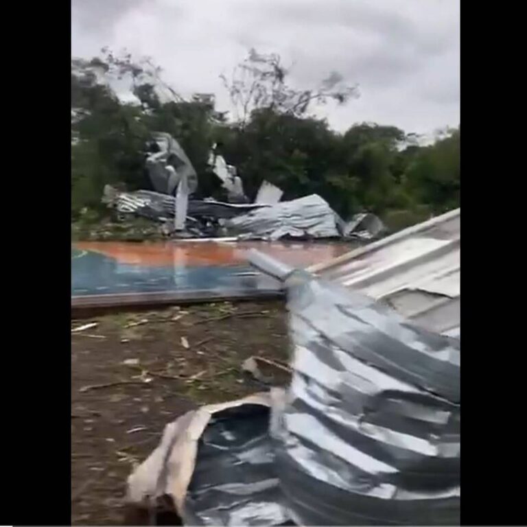 Ciclone provoca estragos em SC e avança para SP