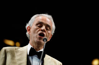 Andrea Bocelli celebra 30 anos de carreira com shows no Brasil