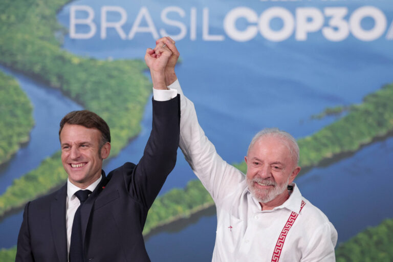 Macron solicita a Lula compensação por perdas de empresas de energia renovável