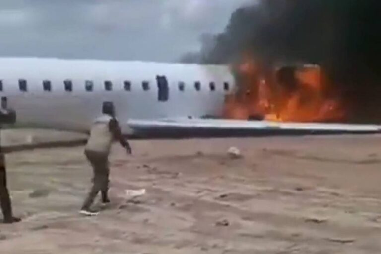 Incêndio em avião da Embraer com ministro congolês após pouso