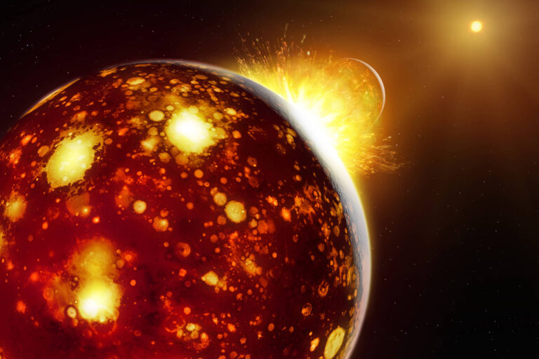 Estudo revela origem de Theia, o corpo que colidiu com a Terra e gerou a Lua
