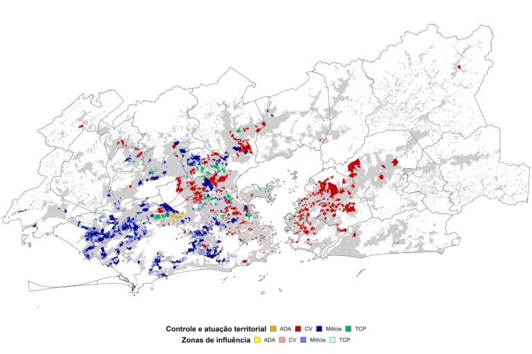 Conflito territorial entre o Comando Vermelho e milícias no Rio de Janeiro