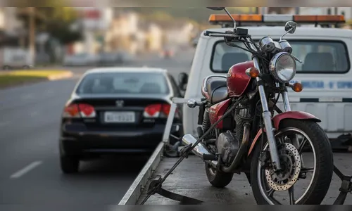 Motociclista foge após acidente em Jardim Alegre