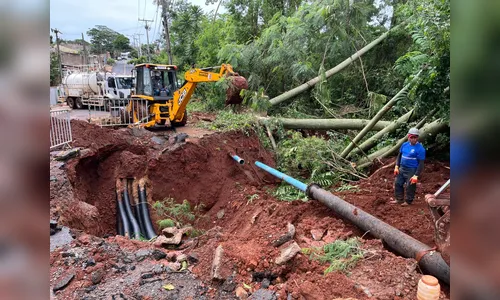 Vereadora critica Copel por manter energia em obra emergencial