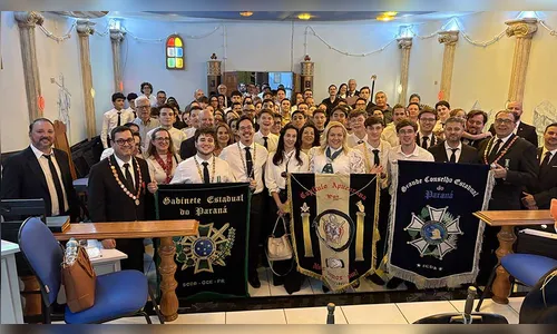 Capítulo DeMolay é instalado e 17 jovens são iniciados em Ivaiporã
