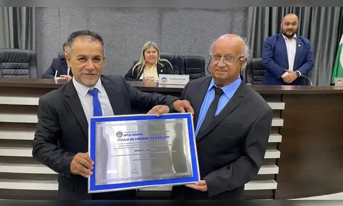 Edison Costa é homenageado com título de Cidadão Honorário de Apucarana
