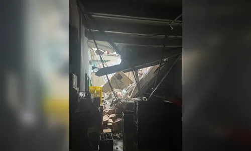Desabamento de laje em supermercado fere seis trabalhadores em Rio Bonito do Iguaçu