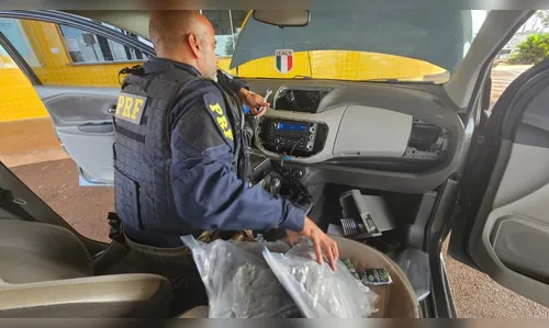 Policial militar é detido ao transportar 20 kg de drogas no Paraná