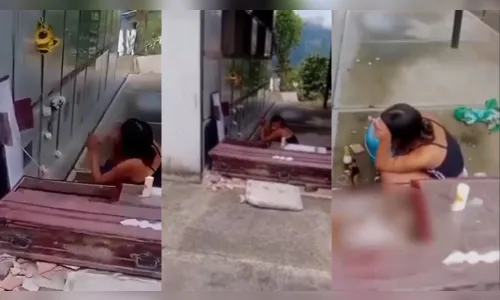 Mulher desenterra marido em Landázuri para dar banho