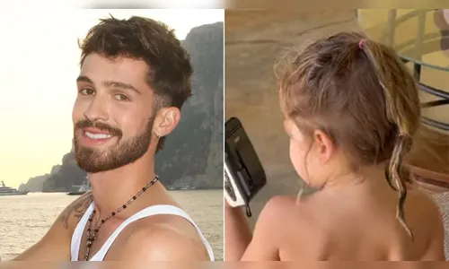 João Guilherme compartilha momento divertido com Maria Flor em festa de aniversário