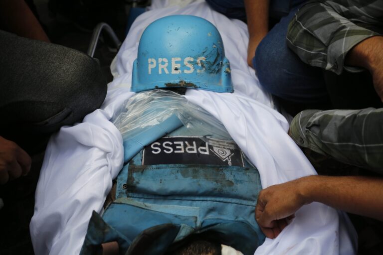 Agências de notícias cobram Israel por morte de jornalistas em Gaza