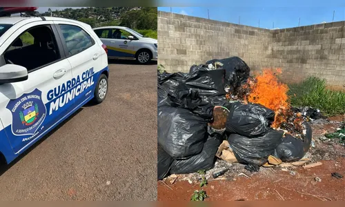 Flagrante de descarte irregular em Apucarana