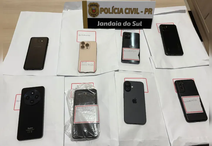 Polícia Civil recupera e devolve 58 celulares em Apucarana