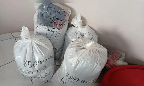 Apreensão de materiais falsificados em Apucarana