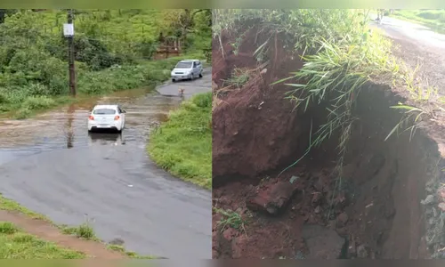 Interdição de rua em Apucarana devido a risco de rompimento de represa