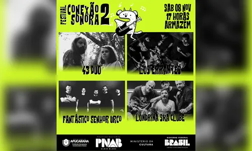 Festival Conexão Sonora agita Apucarana neste sábado