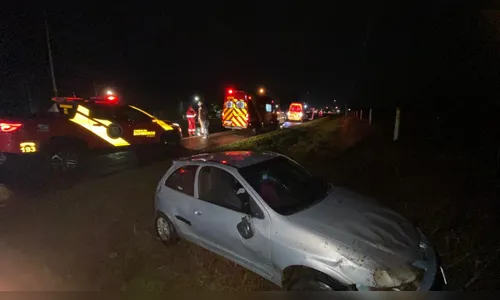 Acidente na BR-369 deixa quatro feridos entre Apucarana e Arapongas