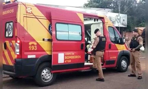 Acidente em Ivaiporã envolve motociclista, carro e ônibus