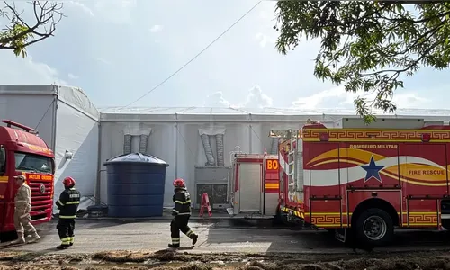 Incêndio suspende atividades na Zona Azul da COP30 em Belém