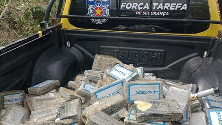 Avião cai em Alagoas e deixa 200 kg de cocaína