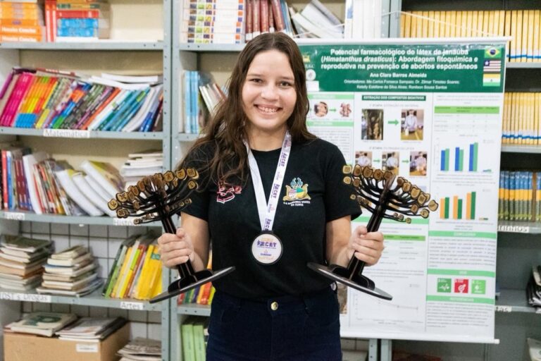 Estudante do MA vence feira científica com pesquisa sobre janaúba