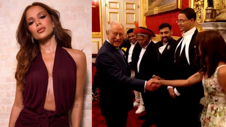 Anitta se encontra com Rei Charles III em Londres