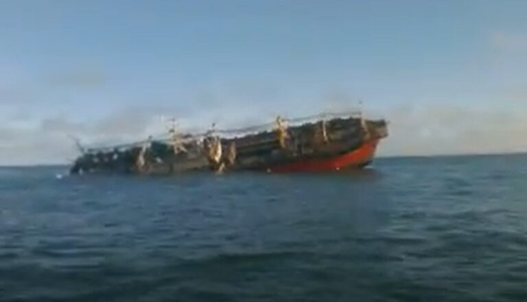 Vídeo não mostra navio chinês afundado por ordem do governo Milei