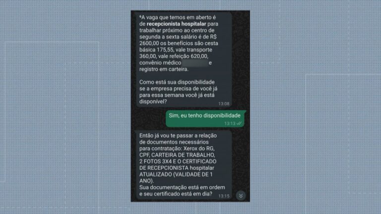 Golpistas se passam por recrutadores e aplicam golpe em candidatos a emprego