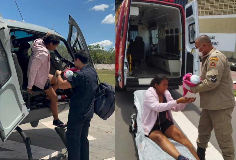 Pai realiza parto por telefone antes de mãe ser resgatada no Pantanal