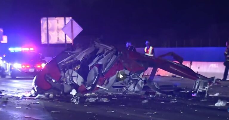 Acidente com helicóptero em rodovia de Sacramento